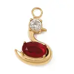 304 Stainless Steel Rhinestone Pendants