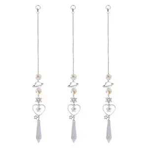 3Pcs Alloy Planet Star Hanging Ornaments
