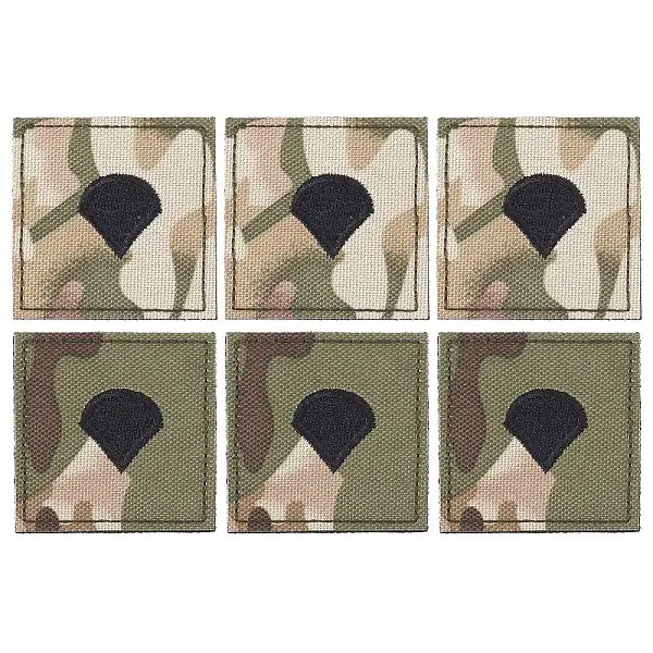 6Pcs Polyester Epaulette Camouflage