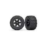 Traxxas kolo 2.8", disk Rustler 4x4 černý, pneu Talon Extreme (pár)