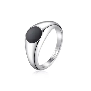 S'Agapõ Moderní ocelový prsten pro muže Ripple SRP36 63 mm