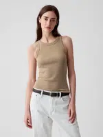 GAP Žebrovaný tílkový top - Dámské