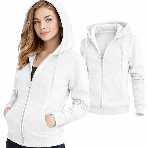 J.STYLE Dámská mikina na zip s kapucí