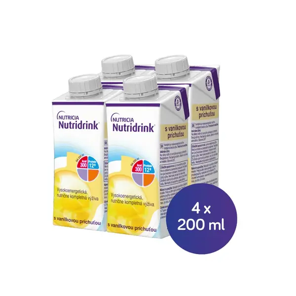 Nutridrink s vanilkovou príchuťou