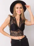 OH BELLA Černá krajková halenka