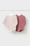 Mayoral Newborn body dětské s bavlnou 2-pack