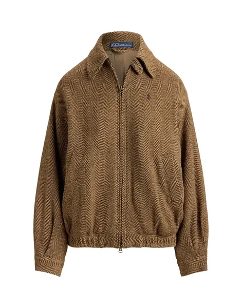 Polo Ralph Lauren Prechodná bunda  hnedá / tmavohnedá