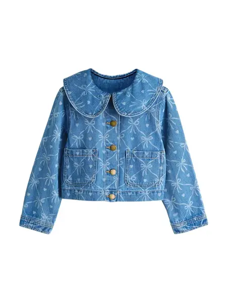 Next Prechodná bunda  modrá denim