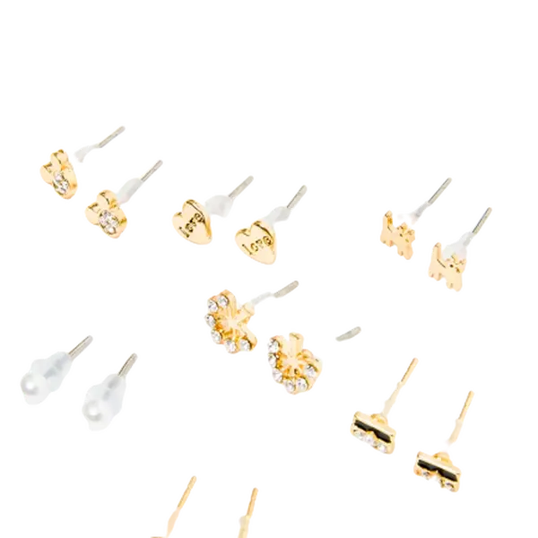 Gold earrings Yups dbi0440. R06