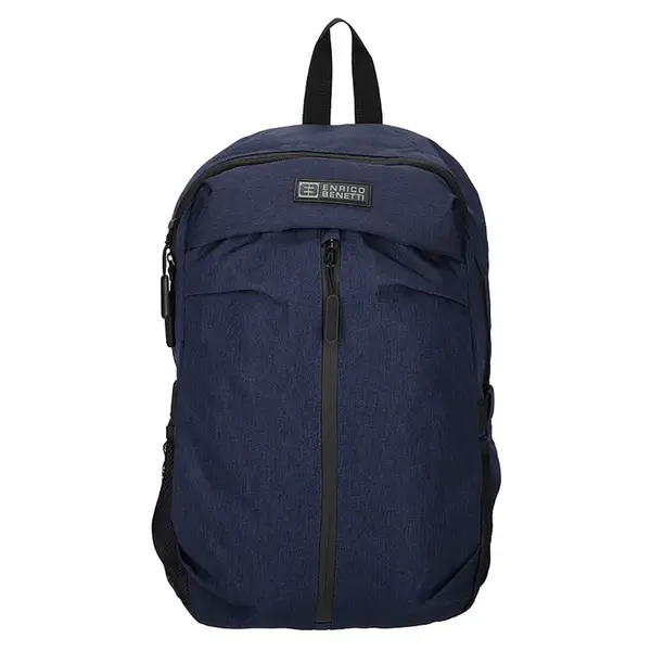 Pánsky trendy batoh Enrico Benetti Cosmas, polyester, na notebook 14" − modrá 20l