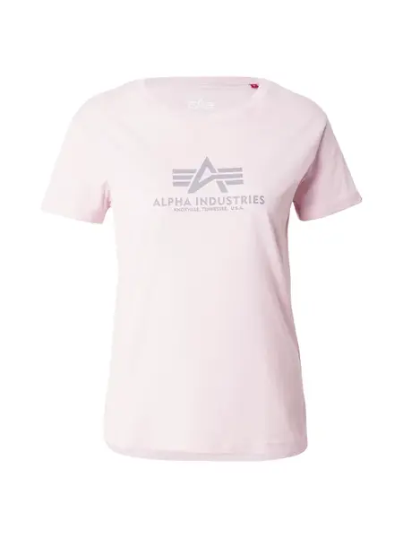 ALPHA INDUSTRIES Tričko  tmavosivá / slivková