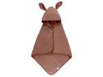 BIBS Kangaroo osuška s kapucňou z BIO bavlny, Woodchuck