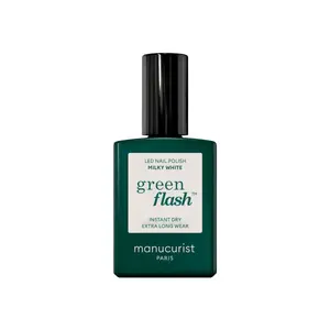 Manucurist Green Flash LED gel na nehty - Milky White 15 ml