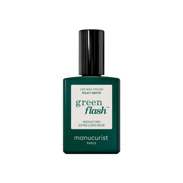 Manucurist Green Flash LED gel na nehty - Milky White 15 ml