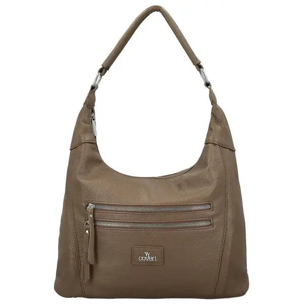 Dámská kabelka přes rameno tmavě béžová - Coveri Anife