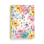 Notes linkovaný A5 lamino Květy