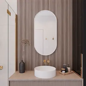 Zrcadlo Arducati Barva korpusu: Bílá, Varianta: Bez osvětlení