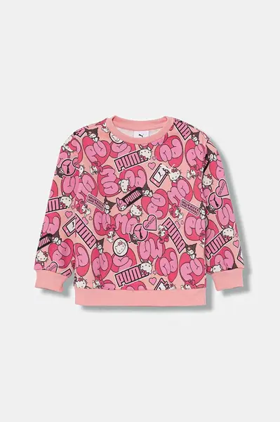 Detská mikina Puma PUMA X HELLO KITTY & FRIENDS Relaxed AOP Crew FL