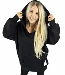 Pri Warm, smooth oversize hooded sweatshirt JANET