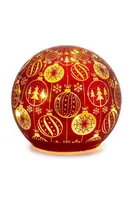 Vánoční LED dekorace Palais Royal 12 cm červená barva