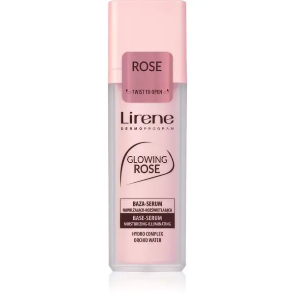 Lirene Base Glowing Rose rozjasňující podkladové sérum 30 ml