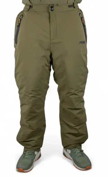 Mikbaits zateplené kalhoty thermo exclusive zelené - xxl