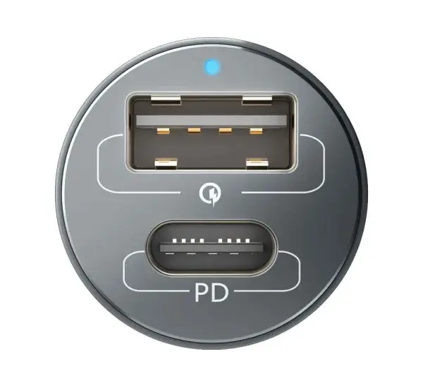 Adapter CL 3mk Hyper Car 100W, 1x USB + 1x USB-C (PD)