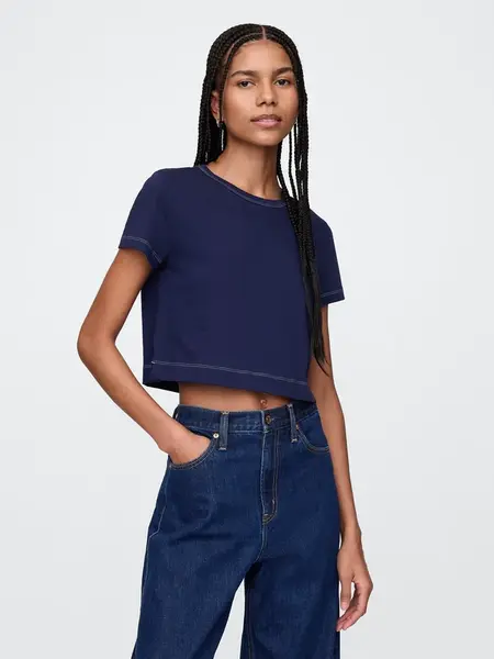 GAP Dámské Crop tričko 732272-06 Velikost: L