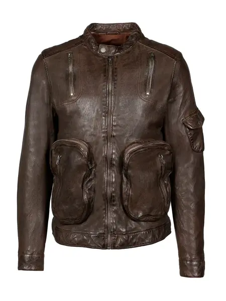 FREAKY NATION Prechodná bunda  tmavohnedá