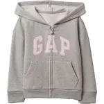 GAP V- FRCH LOGO Dievčenská mikina s logom, sivá, veľkosť 4Y