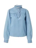 ONLY Blúzka 'ONLLucia'  modrá denim