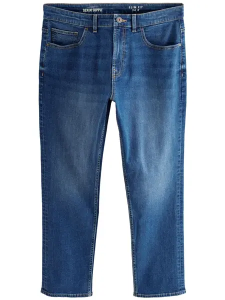 Next Džínsy  modrá denim