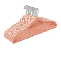 Ramienko na oblečenie s ružovým velúrom, 20ks