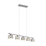 Trio Kaprun závesné svetlo chróm 311600506 TR311600506