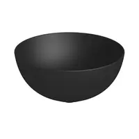 Jika Astra umývadlo na dosku 36x36 cm černá mat bez otvoru pre batériu, bez prepadu H8183657161121