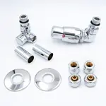 HOPA Classic-Set ventil pre ústredné vykurovanie chróm VENTILVISIONSETC