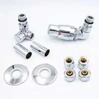 HOPA Classic-Set ventil pre ústredné vykurovanie chróm VENTILVISIONSETC