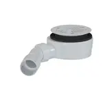 Sifón k sprchovej vaničke SAT Project 90 mm biela plast SATESLIM90BS