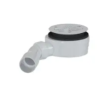 Sifón k sprchovej vaničke SAT Project 90 mm biela plast SATESLIM90BS