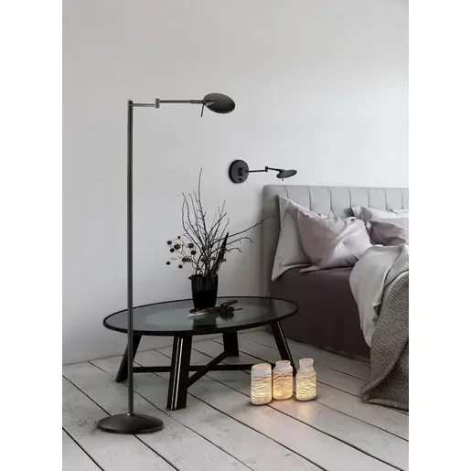 LED nástenné svietidlo Trio Kazan čierna 274770132