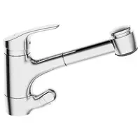 Hansa Mix drezová batéria s vyťahovacou spŕškou, 2 prúdy chróm 01392183