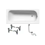 Kaldewei Saniform obdĺžniková vaňa 180x80 cm smaltovaná oceľ ľavá aj pravá KWB3751