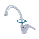 RAV SLEZÁK Sázava drezová batéria s otočným ramienkom chróm sa006.0/1 SA006.01