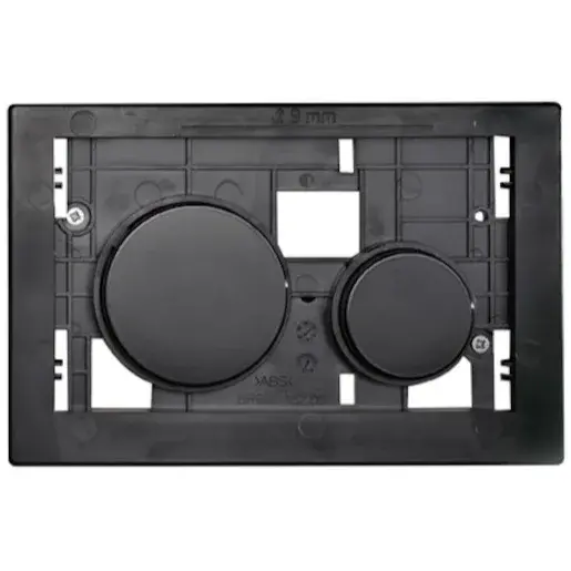 Tece Loop rámček s tlačidlami z plastu v čiernej farbe 9240667 9.240.667