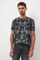 Bavlněné tričko Medicine pánské, černá barva