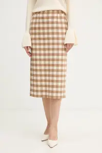 Sukně s příměsí vlny Luisa Spagnoli