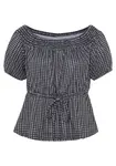 LASCANA Tričko  čierna / biela