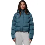 Columbia AMAZE PUFF™ HOODED JACKET Zimná bunda, tyrkysová, veľkosť
