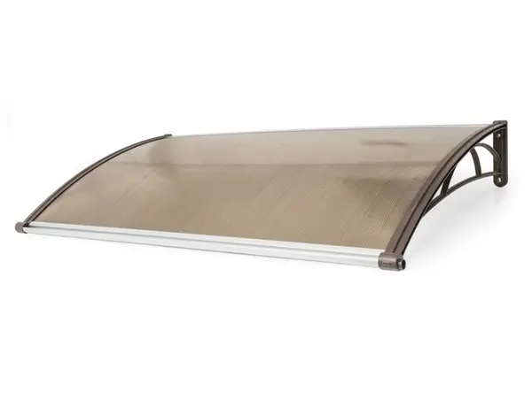 Vchodová strieška VALTELLINA 150 x 82 cm hnedá / bronz GU7315181