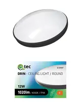 Svitidlo QTEC 12W 4000K black